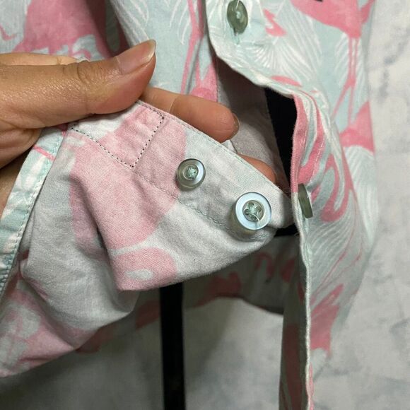 Artistry in Motion Flamingo Short Sleeve Woven size M - Picture 5 of 10